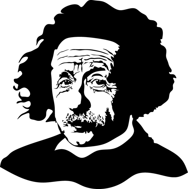 Illustration of Albert Einstein